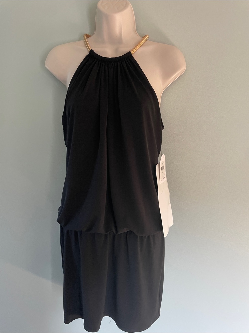 Jessica Simpson Black Halter Dress